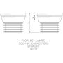 FloPlast Straight Pan Connector - White