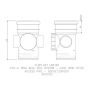 FloPlast Ring Seal Soil Access Pipe Single Socket - 110mm Cast Iron Effect