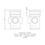 FloPlast Ring Seal Soil Boss Pipe Single Socket - 110mm Grey