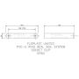 FloPlast Ring Seal Soil Pipe Socket Clip - 110mm Grey
