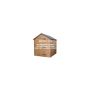 FloPlast Mini Gutter Shed Pack Apex Style Roof - 8 x 6 Black