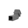 Cast Iron Square Downpipe Bend - 135 Degree x 75mm Primed