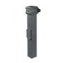 Cast Iron Square Downpipe Eared Access Pipe - 100mm Primed