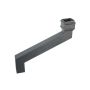 Cast Iron Square Downpipe Offset - 610mm Projection 100mm Primed