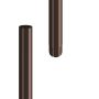 Lindab Steel Downpipe - 100mm x 3mtr Coffee Brown