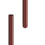 Lindab Steel Downpipe - 87mm x 3mtr Dark Red