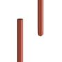 Lindab Steel Downpipe - 87mm x 3mtr Tile Red