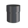 Lindab Steel Downpipe Connector - 120mm Graphite