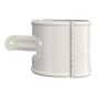 Lindab Steel Universal Downpipe Clip - 75mm Antique White