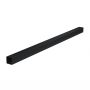 Galeco Square Steel Hopper & Downpipe Kit Black - 80mm Diameter