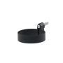 Galeco Steel Round Hopper & Downpipe Kit Black - 87mm Diameter