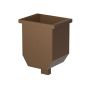 Galeco Steel Round Hopper & Downpipe Kit Copper Effect - 87mm Diameter
