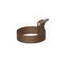 Galeco Steel Round Socket Downpipe Kit Copper Effect - 87mm Diameter