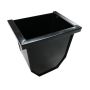 Galeco Steel Gutter Hopper - for 87mm Outlet Black