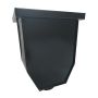 Galeco Steel Gutter Hopper - for 87mm Outlet Black