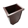 Galeco Steel Gutter Hopper - for 87mm Outlet Copper Effect