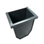 Galeco Steel Gutter Hopper - for 87mm Outlet Graphite Grey
