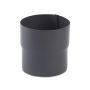 Galeco Steel Downpipe Connector - 87mm Graphite Grey