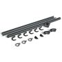 Galeco Steel Gutter Small Shed Pack Pent Style Roof - 6x4 to 10x8 Black