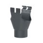 Galeco Steel Gutter Standard Shed Pack Pent Style Roof - 12x6 to 20x12 Graphite