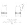 FloPlast Bottle Trap - 40mm White