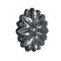 FloPlast Cast Iron Effect Gutter Motif Tudor Rose - Small