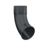 Lindab Steel Downpipe Shoe - 120mm Anthracite Grey