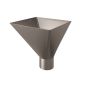 Lindab Magestic Steel Large Water Hopper - 87mm Galvanised