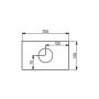 Lindab Steel Regular Water Hopper - 87mm Anthracite Metallic