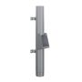 Lindab Steel Vandal Reinforced Pipe with Leaf Trap - 102mm x 0.85mtr Silver Metallic