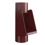 Lindab Steel Vandal Reinforced Leaf Trap - 102mm Dark Red