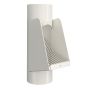 Lindab Steel Vandal Reinforced Leaf Trap - 102mm Antique White