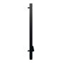 Lindab Steel Vandal Reinforced Pipe with Leaf Trap - 102mm x 2mtr Matte Black