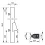 Lindab Steel Vandal Reinforced Pipe with Leaf Trap - 102mm x 2mtr Silver Metallic