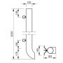 Lindab Steel Vandal Reinforced Pipe with Shoe - 102mm x 2mtr Black