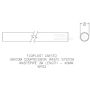 FloPlast Push Fit Waste Pipe - 40mm x 3mtr White