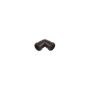 FloPlast Push Fit Waste Bend Knuckle - 90 Degree x 32mm Black