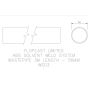 FloPlast Solvent Weld Waste Pipe - 50mm (I.D.) x 3mtr Grey