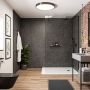 Laminate Wall Panel Tongue & Groove - 1185mm x 2420mm x 11mm Terrazzo Noir