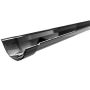 Cast Iron Beaded Half Round Gutter - 115mm x 1829mm Black