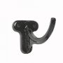 Cast Iron Beaded Half Round Gutter Fascia Bracket - 115mm Black