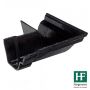 Cast Iron Notts Ogee Gutter External Angle - 90 Degree x 115mm Black