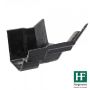Cast Iron Notts Ogee Gutter External Angle - 135 Degree x 115mm Black