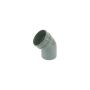 FloPlast Industrial/ Xtraflo Downpipe Solvent Weld Offset Bend Bottom - 110mm Grey