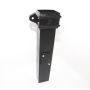 Cast Iron Square Downpipe Eared Access Pipe - 75mm Black