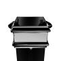 Cast Iron Square Eared Downpipe - 100mm x 1829mm Black