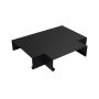 Aluminium Coping T Junction for 241-300mm Wall - 360mm Black (9005 Matt)