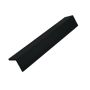 Standard Slatted Composite Cladding Edge Seal  - 50mm x 3.6mtr Charcoal