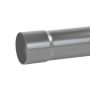 Aluminium Round Swaged Downpipe - 76mm x 1mtr PPC Finish Anthracite Grey (7016 Matt)