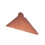 Copper Roll Top Roof Ridge Stop End - 105mm Side